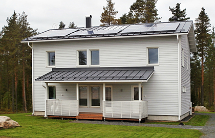 Nollaenergiatalo Käpylä 186 – Julkisivu